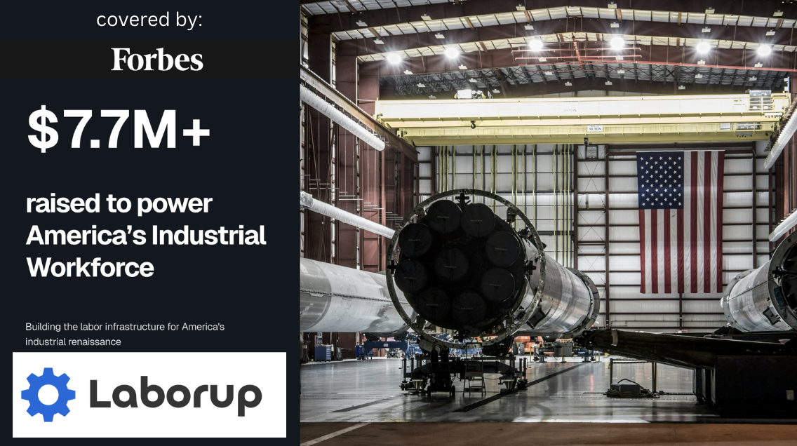 nvp capital portco LaborUp has raised a $7.7M round