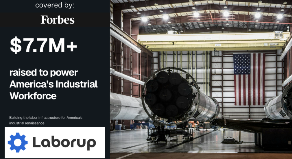 nvp capital portco LaborUp has raised a $7.7M round